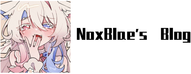 NoxBlaze's Blog