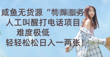 咸鱼无货源人工叫醒打电话项目,难度极低, 轻轻松松日入一两张-NoxBlaze's Blog