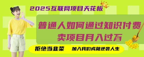 2025互联网项目天花板,普通人如何通过知识付费卖项目月入过W,拒绝当韭菜【揭秘】-NoxBlaze's Blog