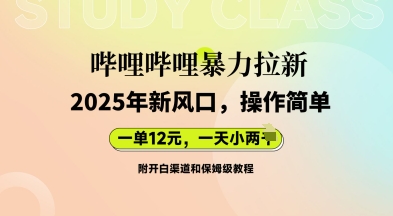 哔哩哔哩暴力拉新:2025年新风口,一单12元,一天数张(附开白渠道和保姆级教程)-NoxBlaze's Blog